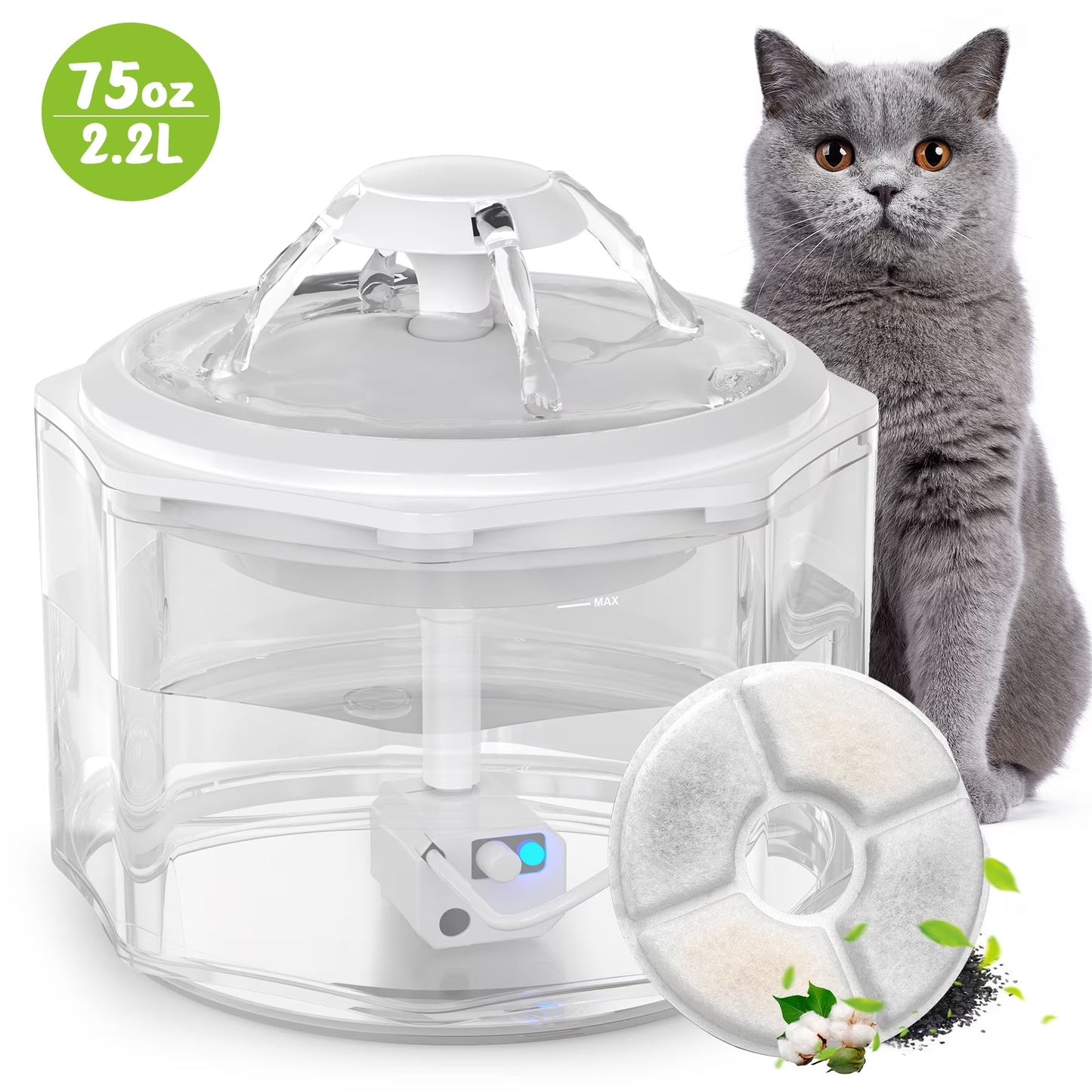Cat Fountain & Play Kit bundle