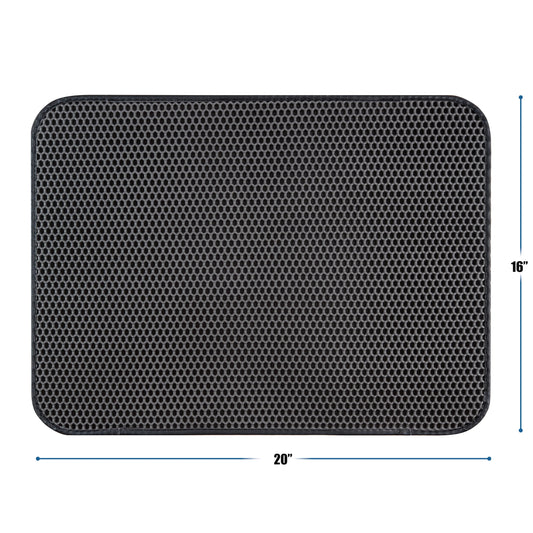 Cat Litter Trapping Mat, Waterproof Honeycomb Sifting Extra Easy Clean